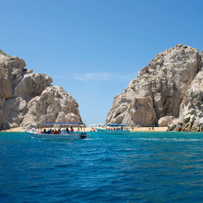 los cabos beach with rock arches