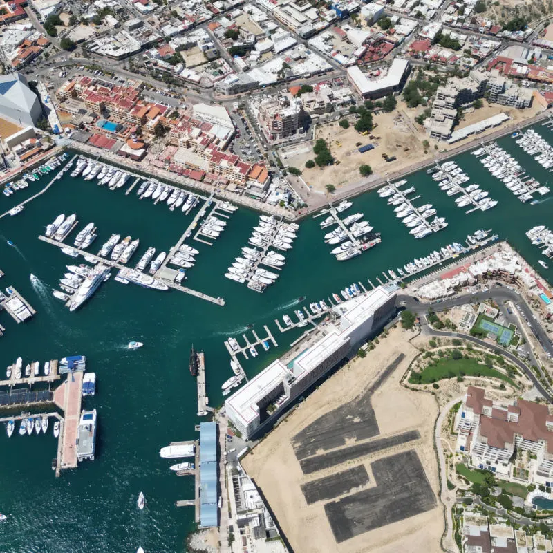 Aerial view of Cabo Sun Lucas Marina