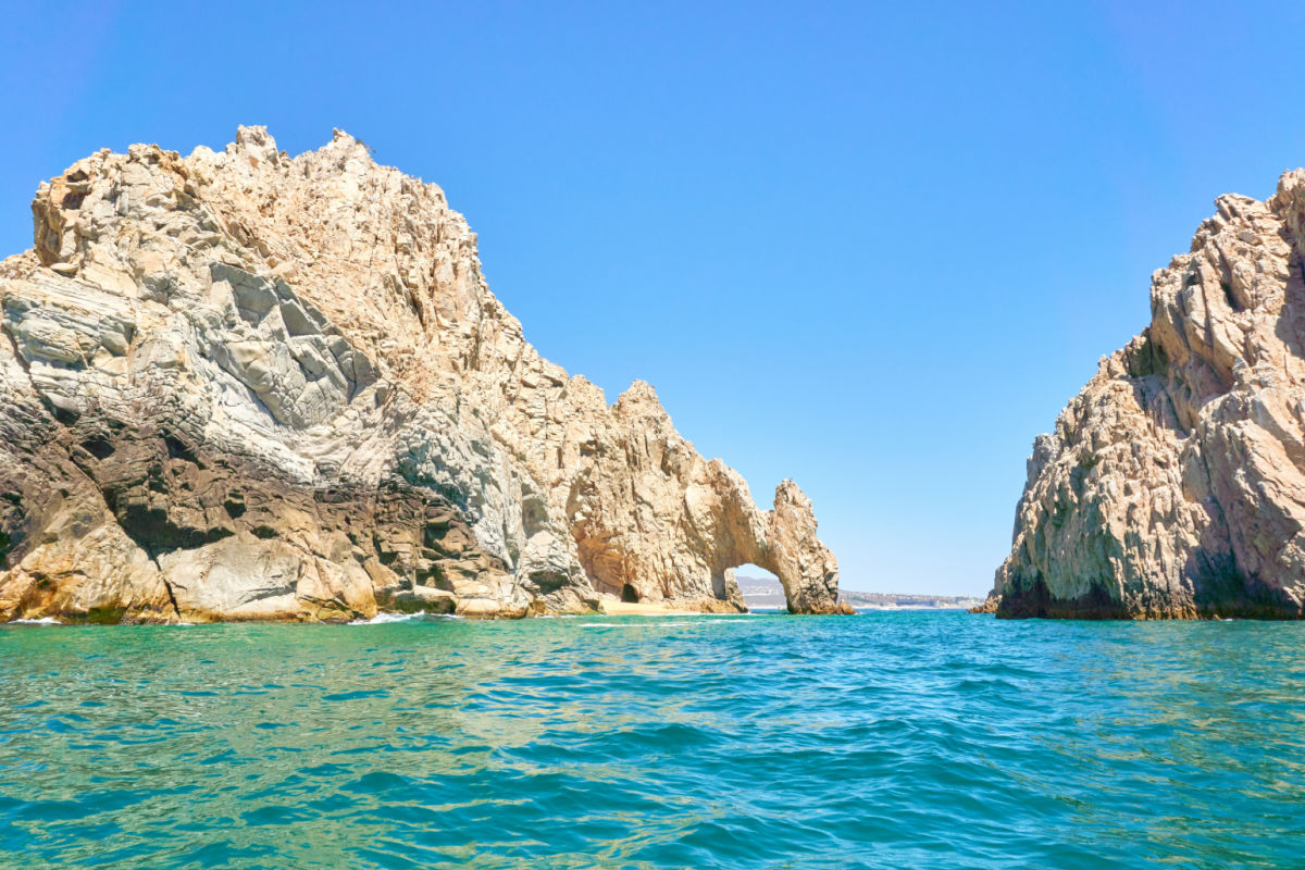 The famous Los Cabos arch