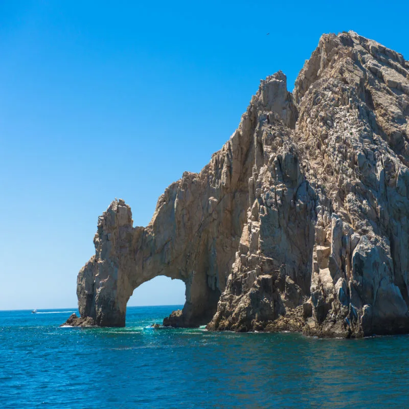 Los Cabos' famous Arch on a sunny day
