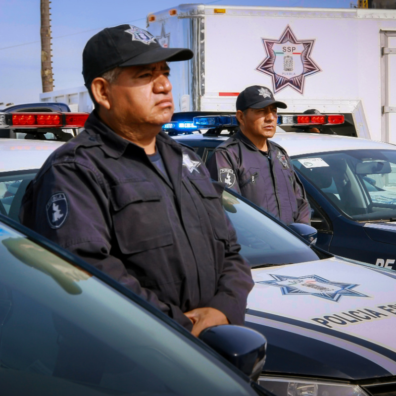 Police officers in Mexico 