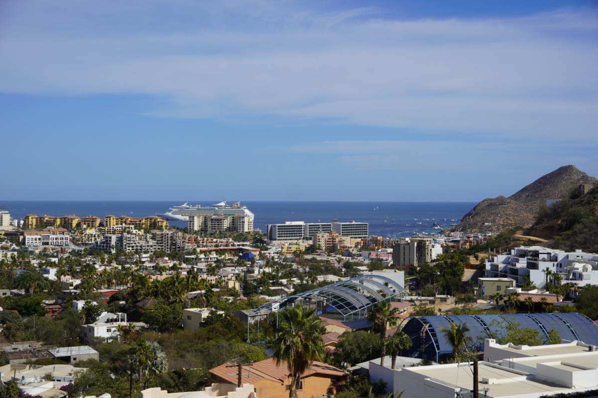 Cabo San Lucas as seen from the hills of Pedregal
