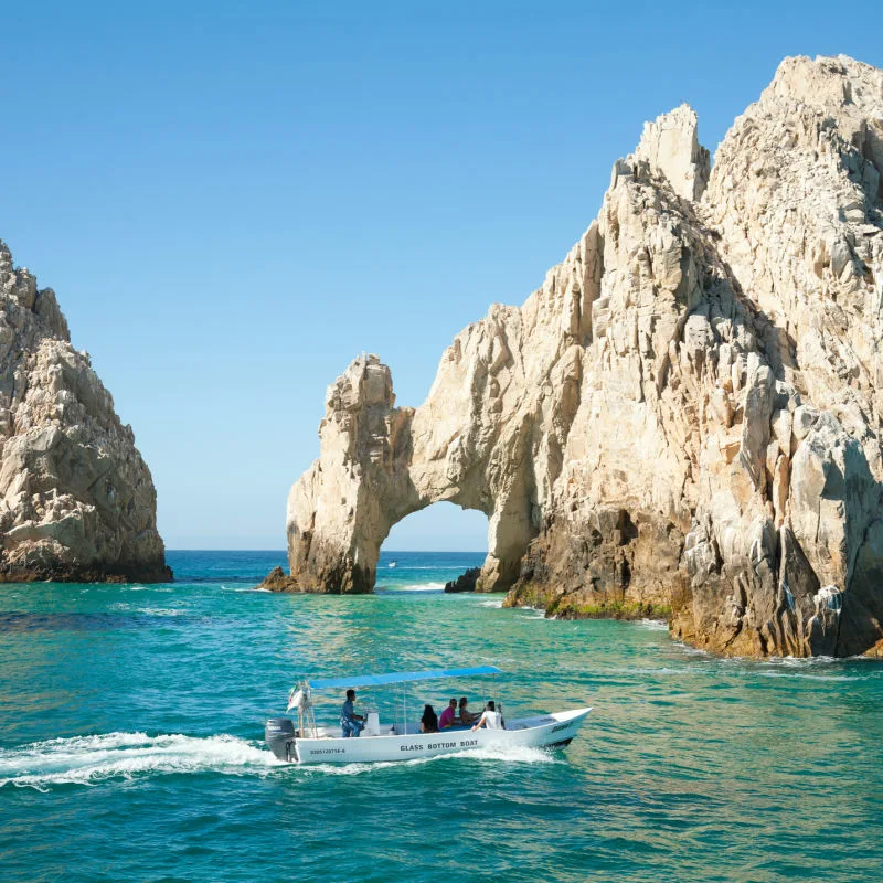 boat tour at el Arco