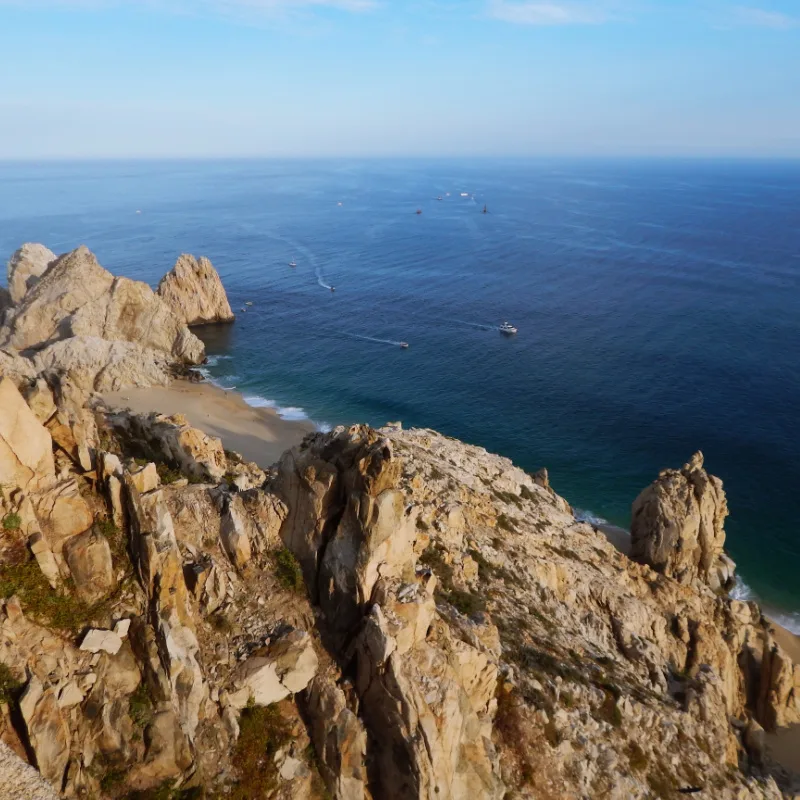 Amazing rock formation at Los Cabos. Baja California Sur Mexico