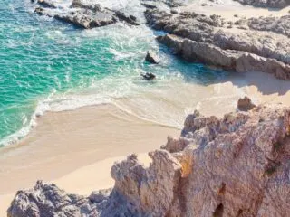 Rocky Coastline in Cabo San Lucas Mexico