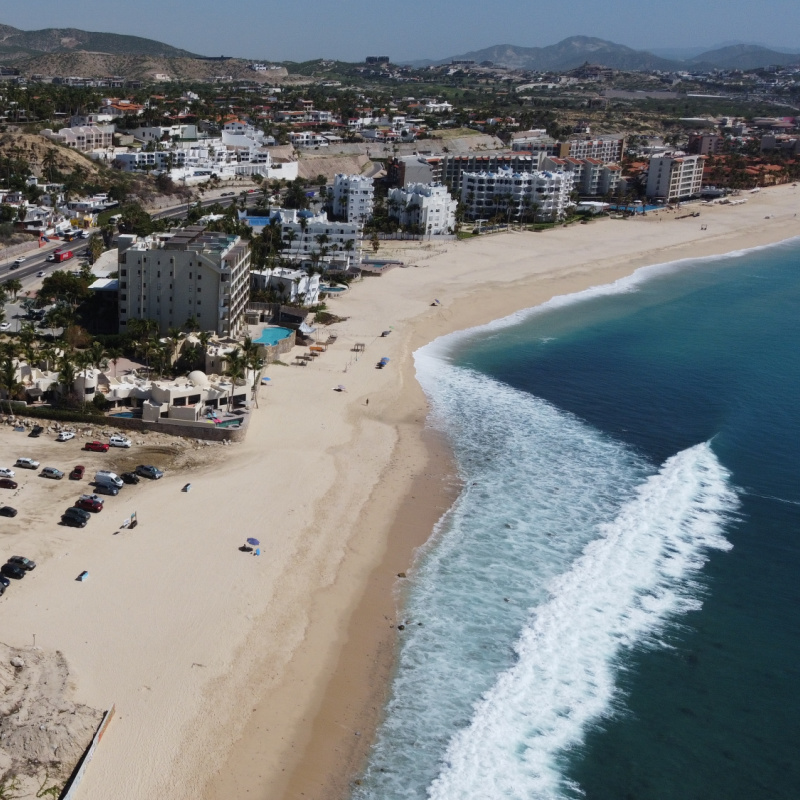 The Sandy Shores of Costa Azul Beach in Los Cabos, Mexico