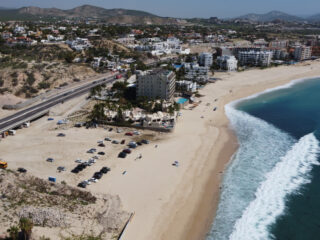 The Sandy Shores of Costa Azul Beach in Los Cabos, Mexico