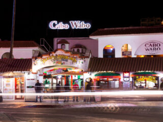 Cabo Wabo Cantina in Cabo San Lucas, Mexico at Night