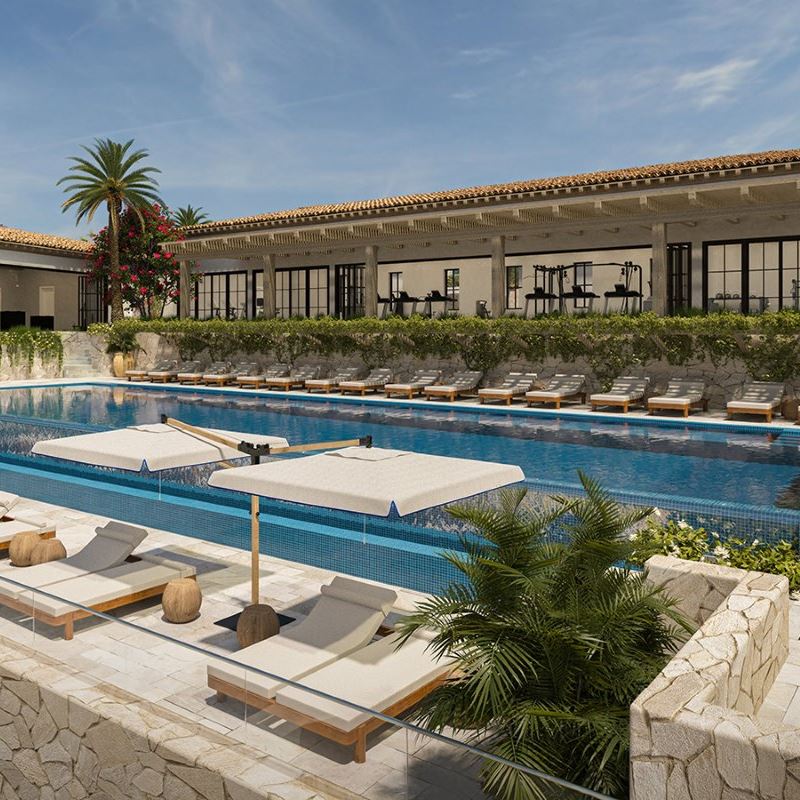 Rendering of the Four Seasons Cabo Del Sol Pool 