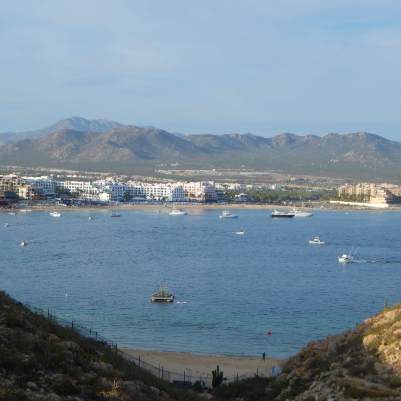 Los Cabos bay view. Baja California Sur Mexico