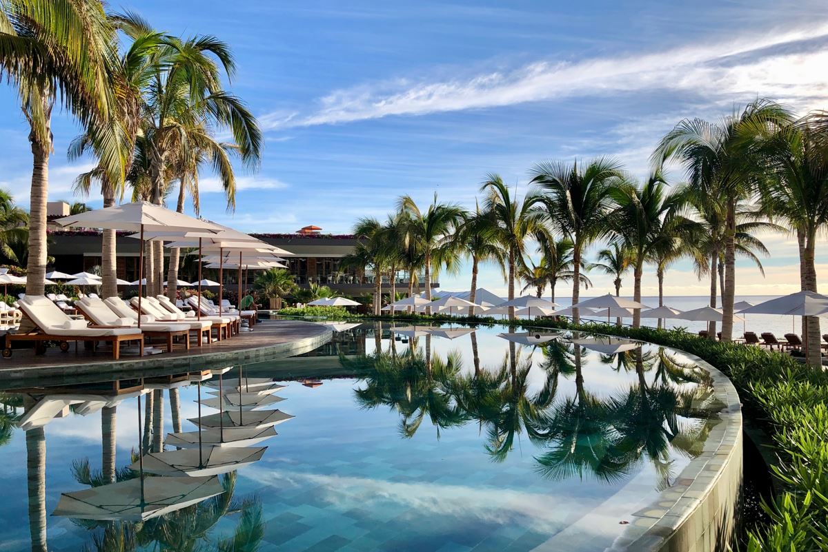 A view of the pool at the grand velas resort los cabos