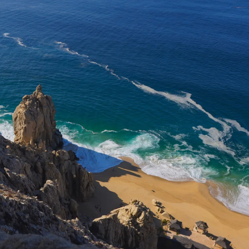 Rocky beach landscape of Cabo San Lucas, Mexico