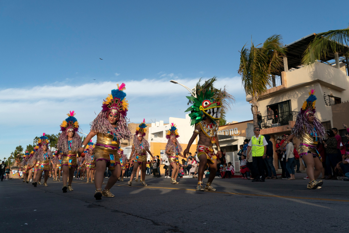 Carnival parade in La Paz