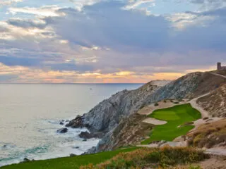 Beautiful Seaside Golf Course at Quivira Los Cabos, Mexico