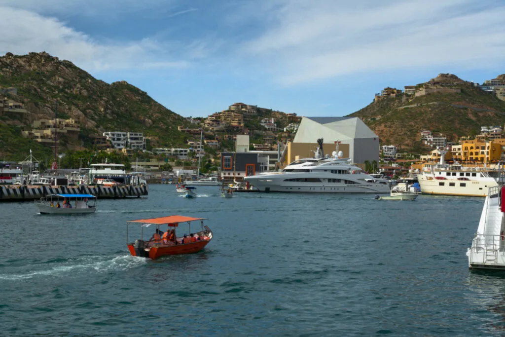 Boats in the Marina Area of Cabo San Lucas, Mexico