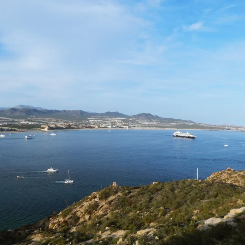 Cabo San Lucas bay view in Mexico. Baja California Sur