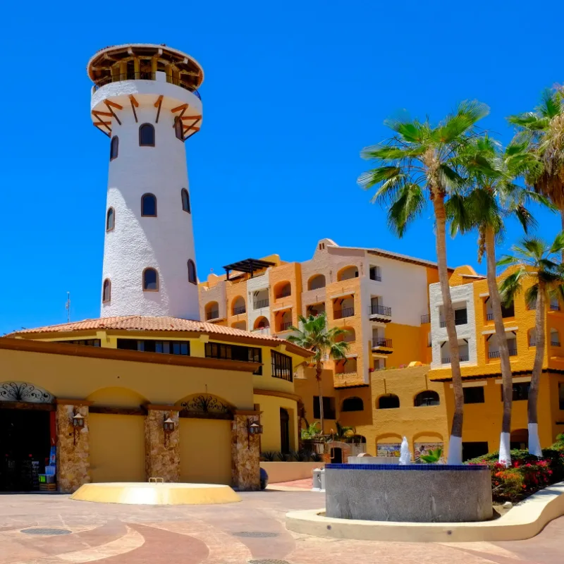 Shopping Area Cabo San Lucas Mexico Pacific Ocean Lighthouse created August1 2021