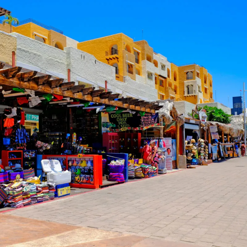 Shopping street in Cabo San Lucas