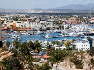 View of the Marina in Cabo San Lucas, Mexico