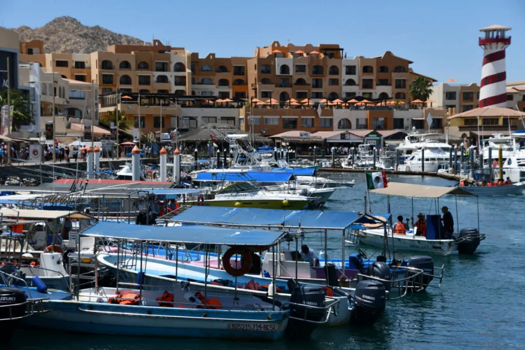 Boats Sitting in the Cabo San Lucas Marina