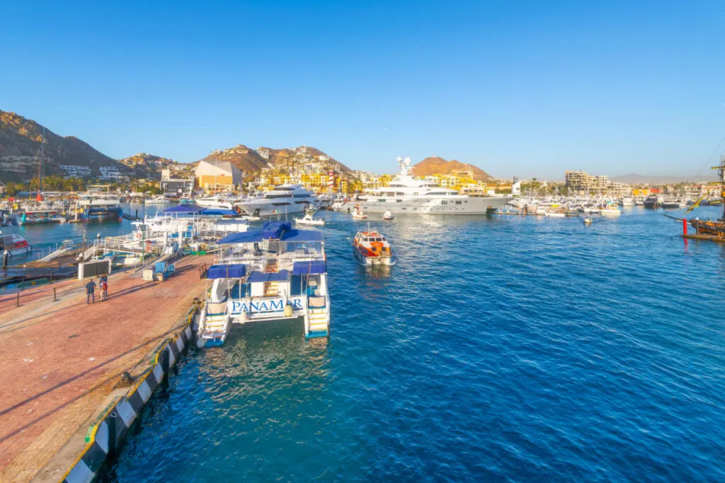 Boats in the Cabo San Lucas Marina