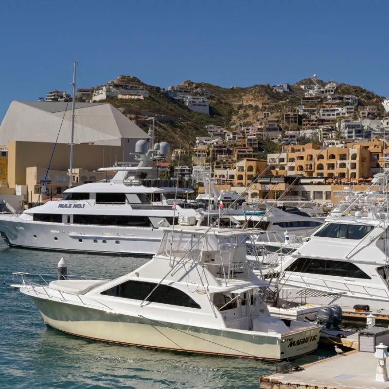 Fishing Boats and Yachts in the Cabo San Lucas Marina