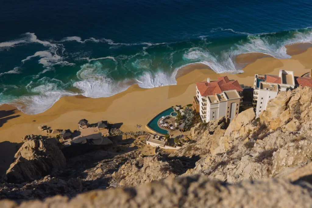 Waves on a Beach in Cabo San Lucas, Mexico