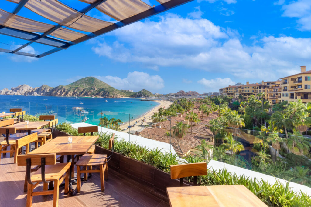 Views of Land's End from a Restaurant in Los Cabos, Mexico