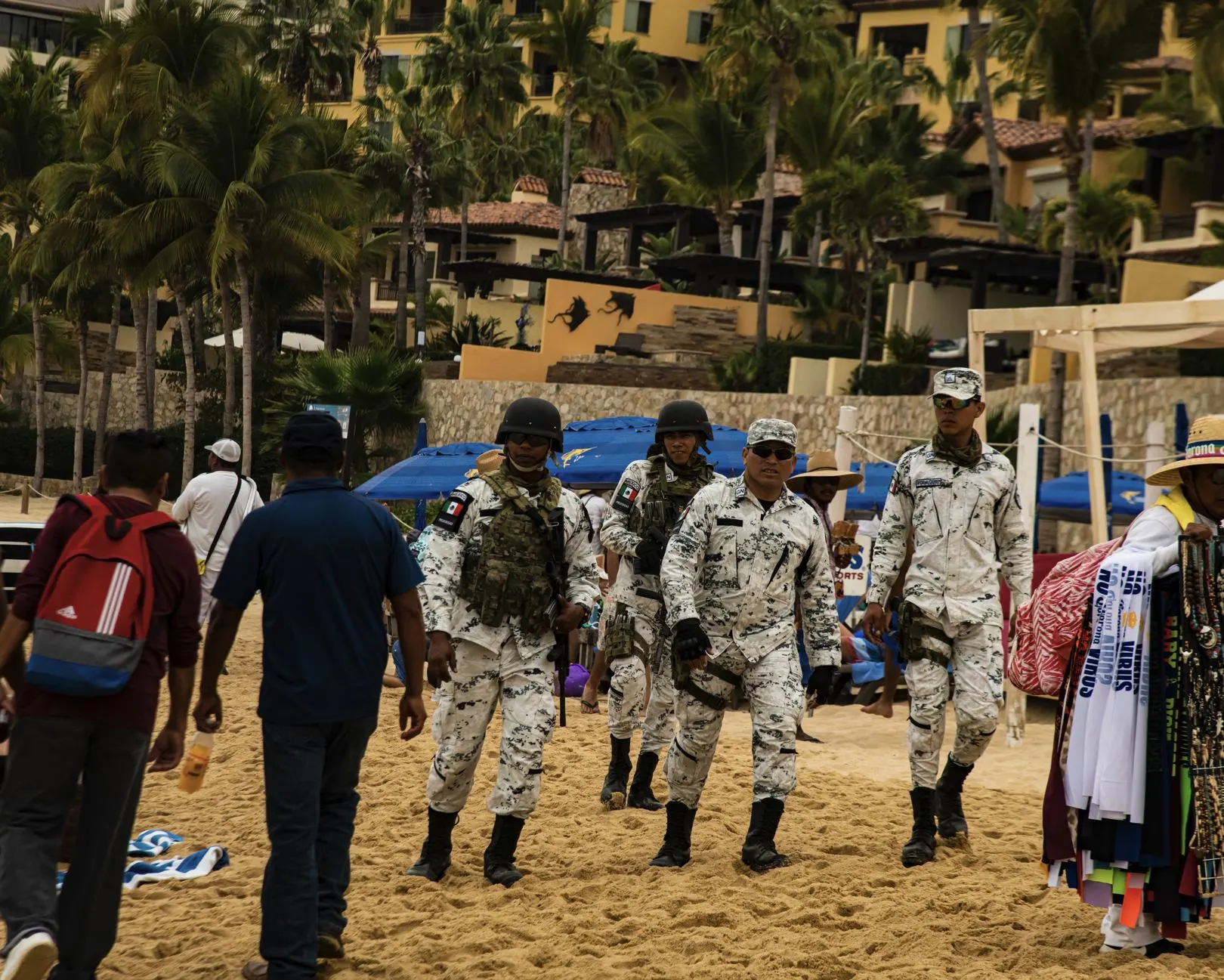 Marines on the Beach of Cabo San Lucas