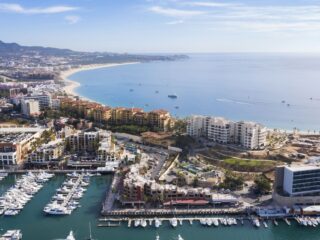 Aerial View Downtown Los Cabos