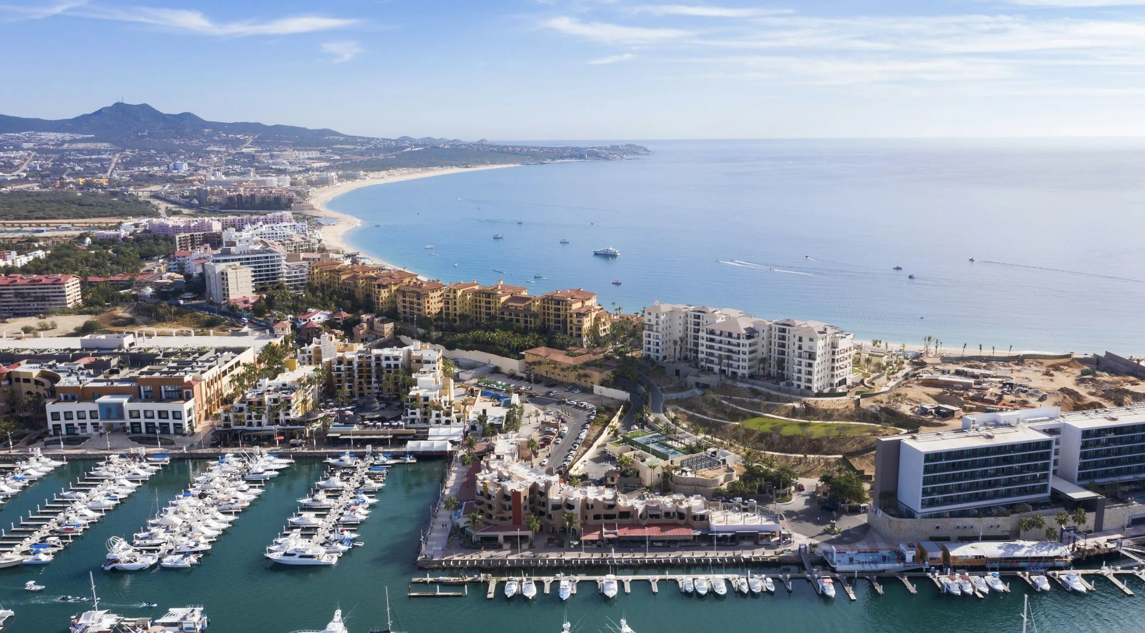 Aerial View Downtown Los Cabos