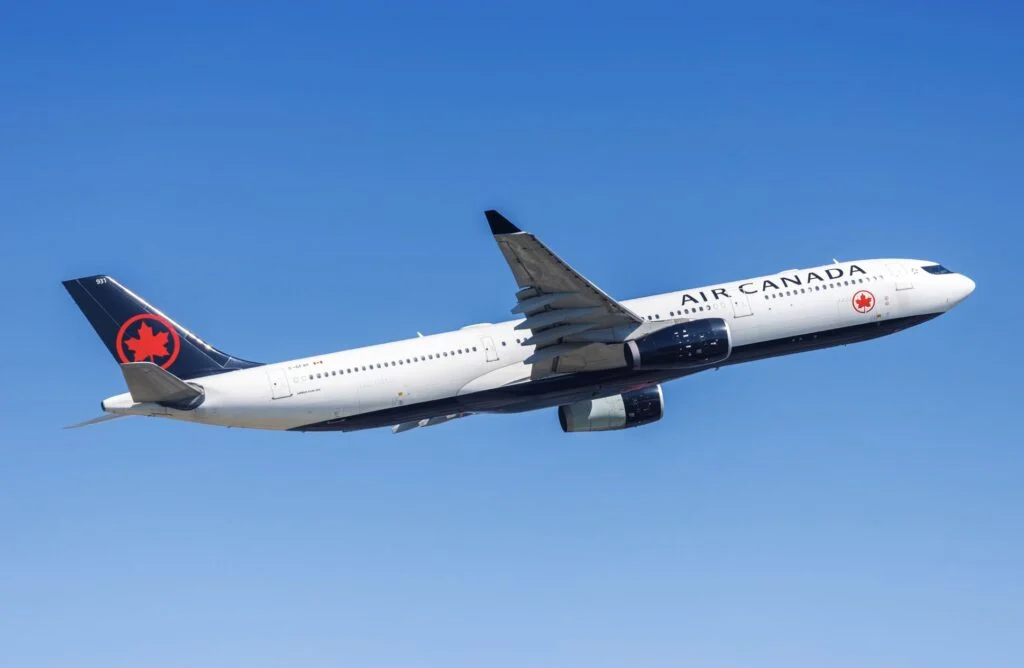 Air Canada Flight headed for Los Cabos