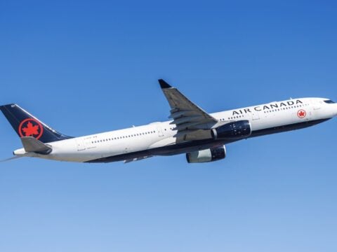 Air Canada Flight headed for Los Cabos