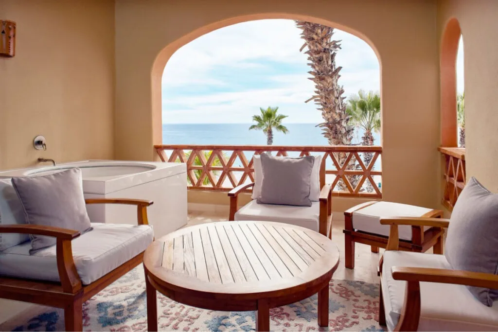 Balcony of room at Hacienda del Mar Los Cabos