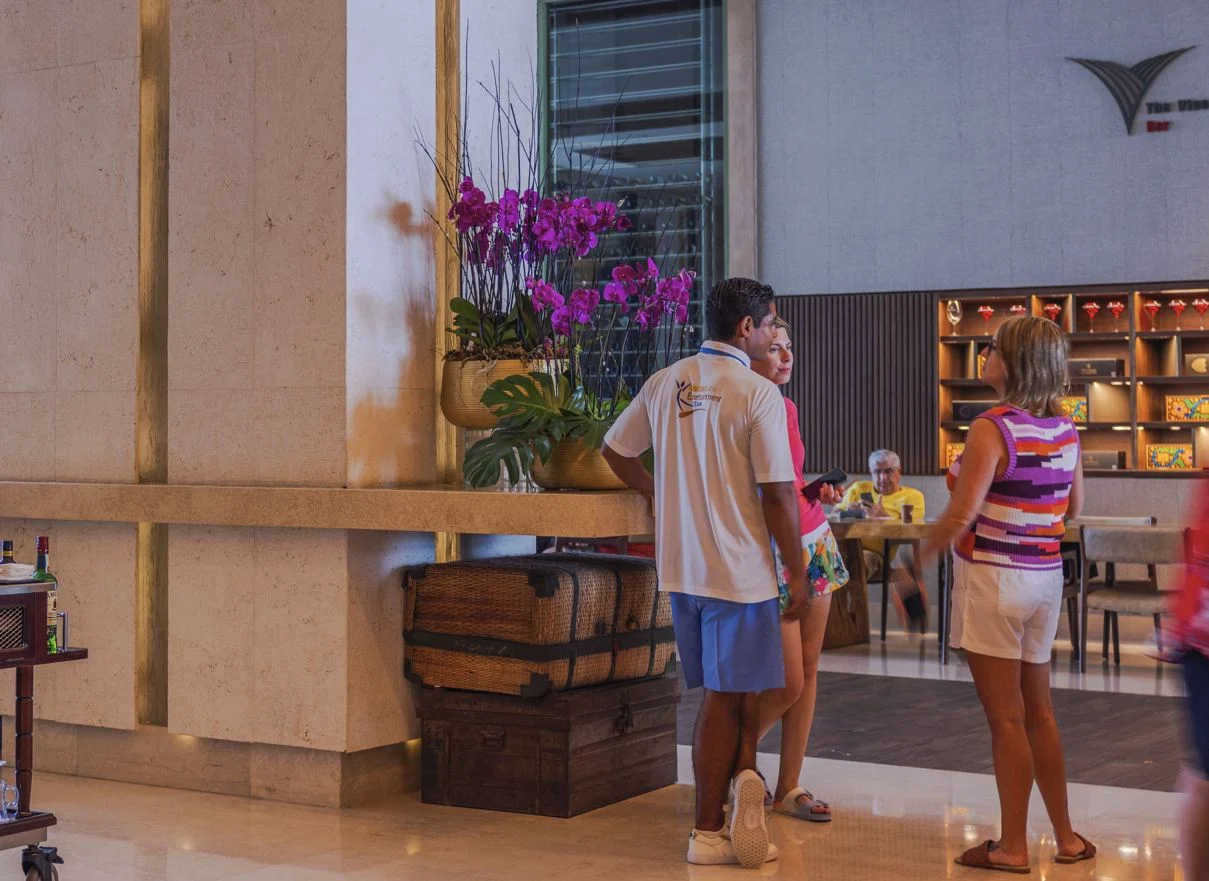 Lobby timeshare sales