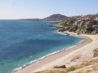Palmilla beach in the tourist corridor of Los Cabos