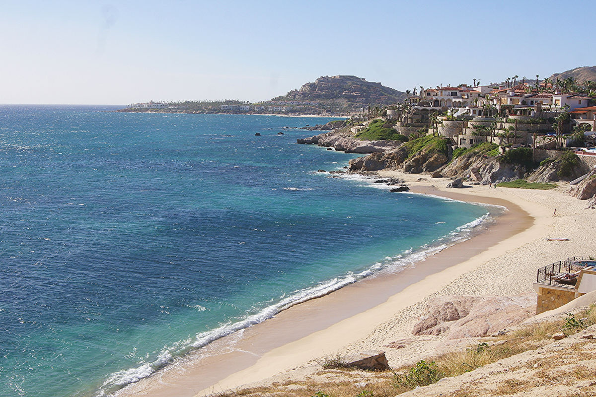 Palmilla beach in the tourist corridor of Los Cabos