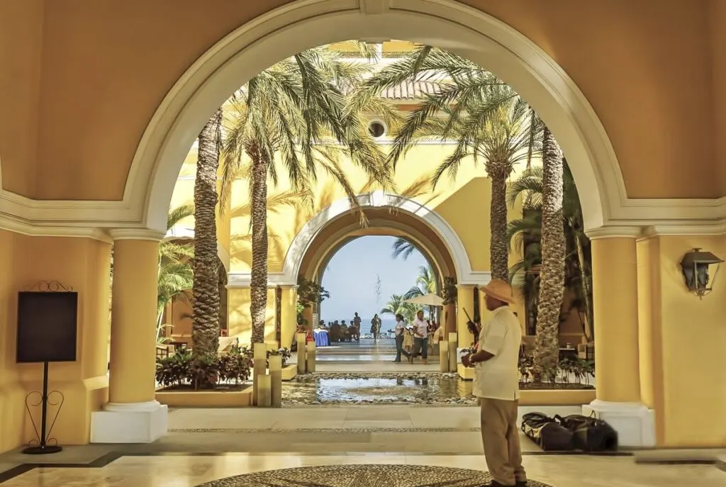 Hotel entrance