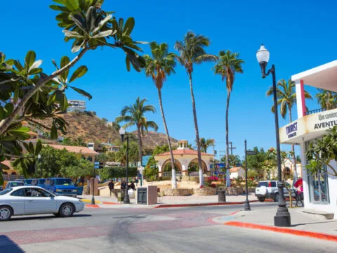 Cabo San Lucas, Mexico, , Plaza Amelia Wilkes. In the Central square of the resort there are several gazebos, the city Museum, and a small square.