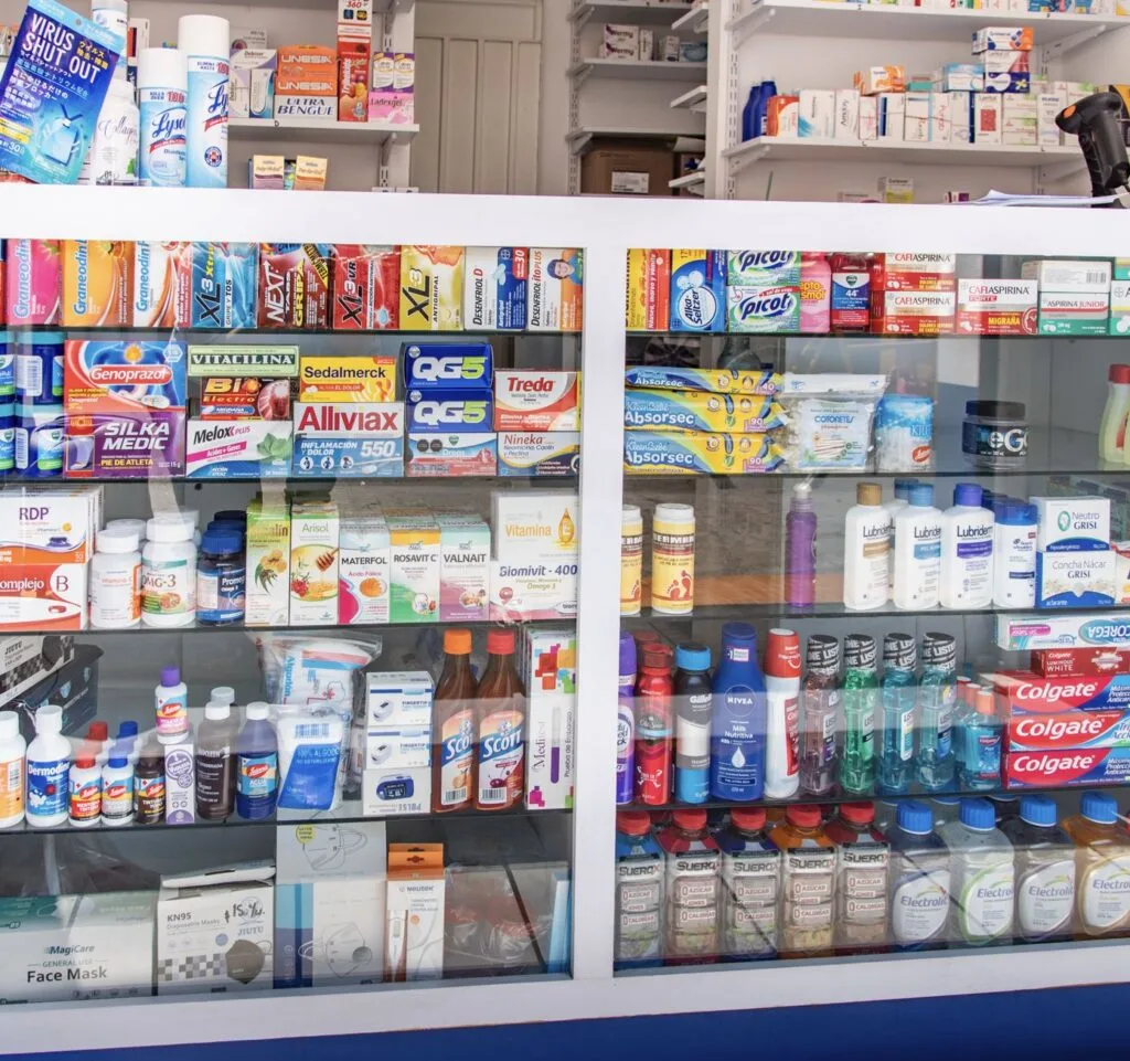 PHarmacy Counter in Mexico
