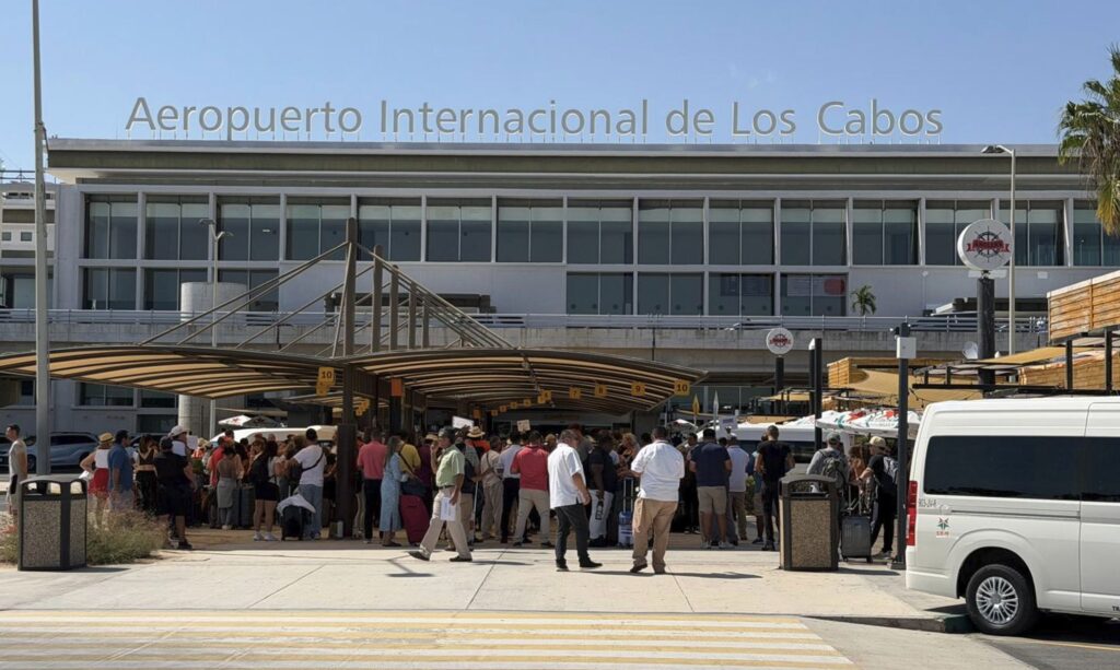 Airport Arrivals transport transfer, drivers pick up area