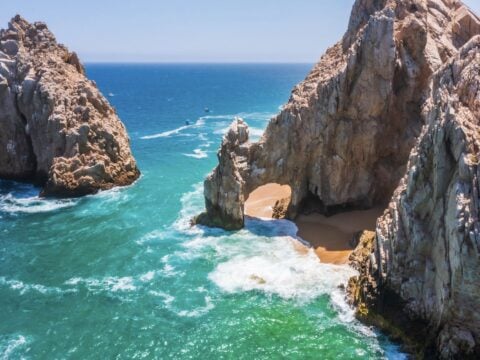 Los Cabos Arch With Beach Under