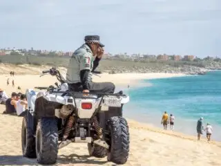 Cabo Police on Beach