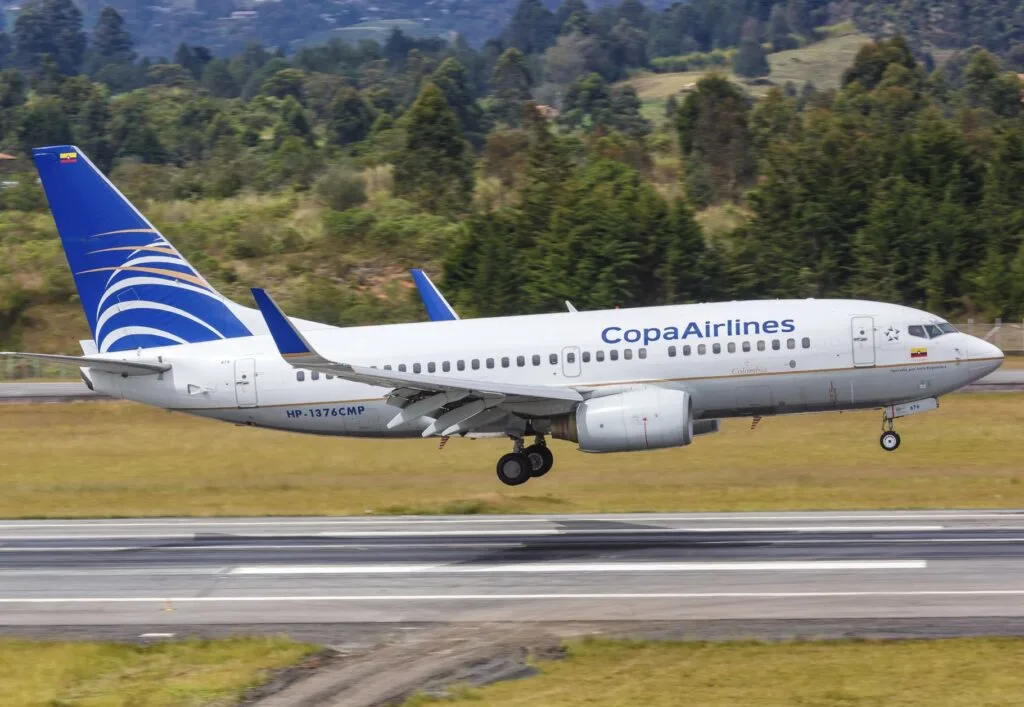 Copa Airlines 737 in Colombia