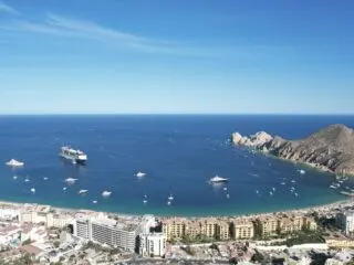 Aerial View Of cabo San Lucas