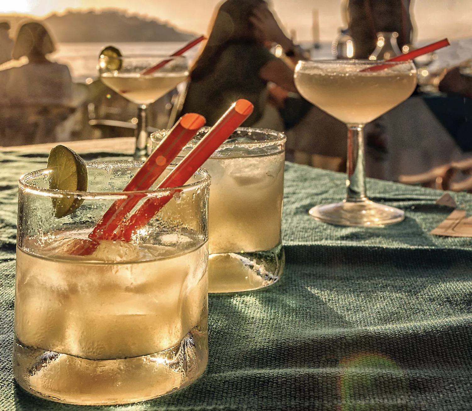 Drinks at Bar in Cabo San Lucas