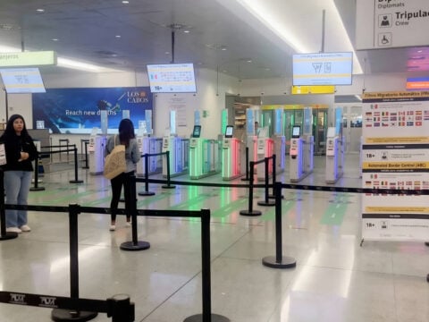 Los Cabos Airport Terminal 2 Automatic E-Gates customs