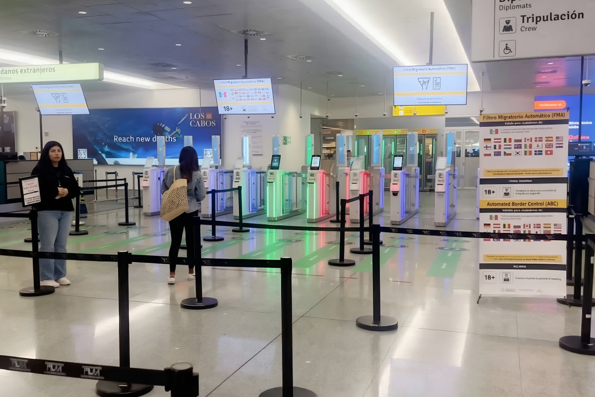 Los Cabos Airport Terminal 2 Automatic E-Gates customs