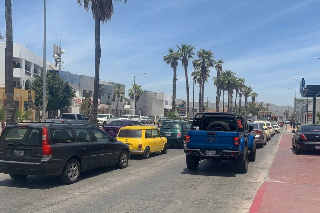 Cabo-Street-with-Traffic-During-Blockade