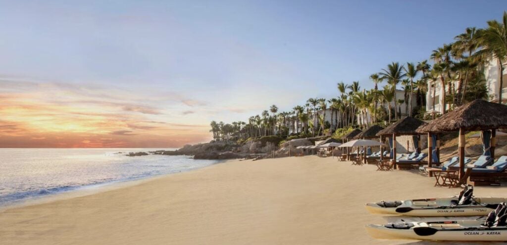 Swimmable beach one and only palmilla
